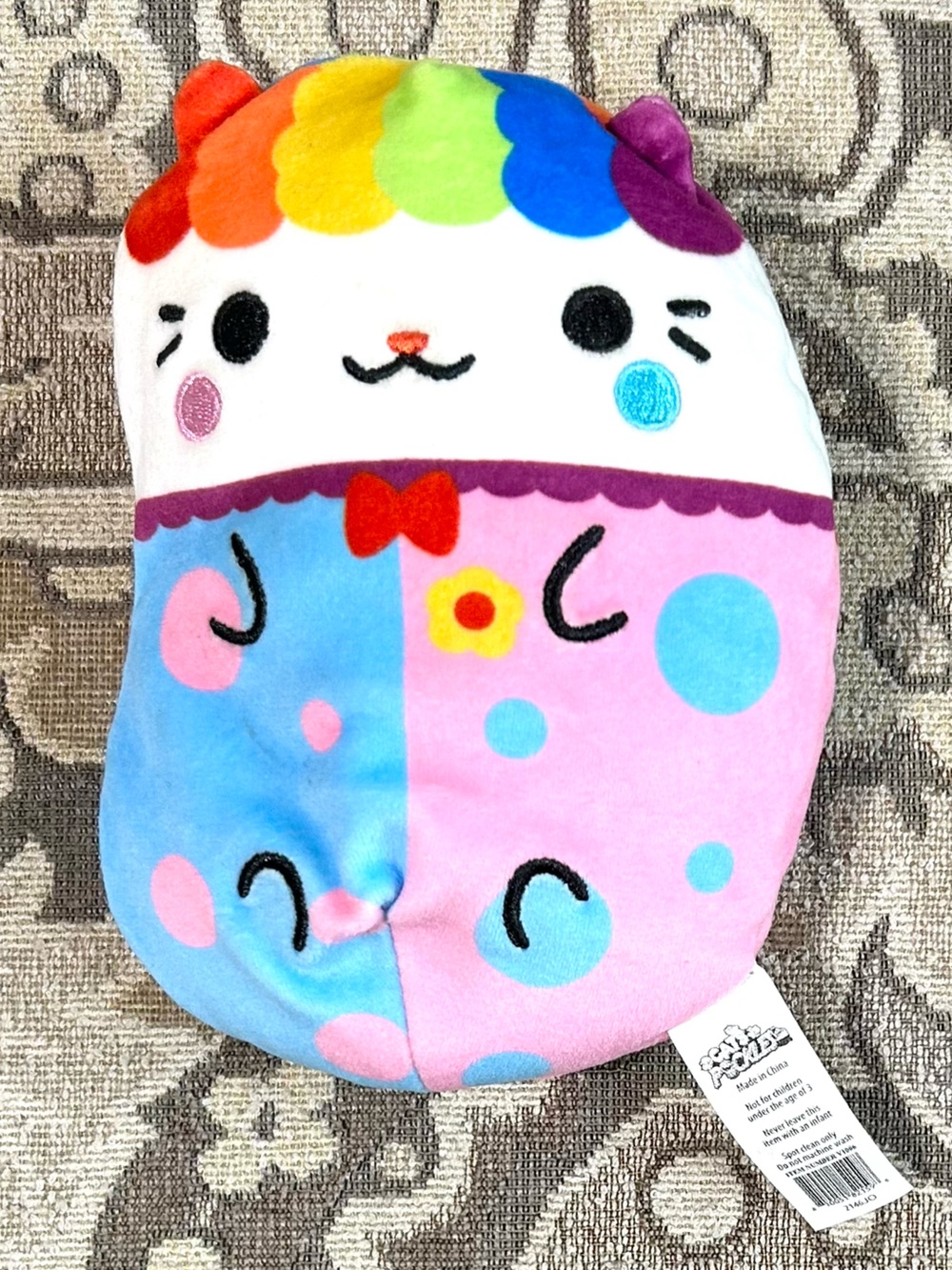 4/$20 Cats VS Pickles “Clownie” Cat #061 Chonk 6” Beanie Beanbag Plush